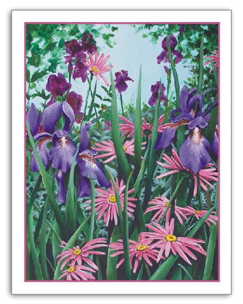 "Spring Flowers" Note Card