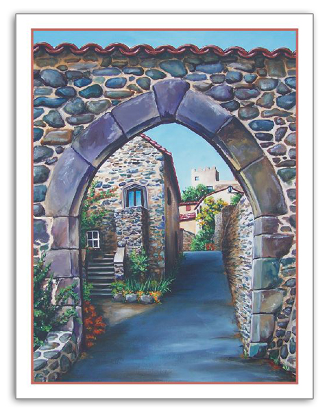 "Entrée de la Ville" Note Card