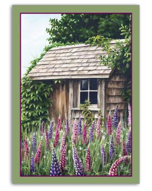 "Lupines" Greeting Card