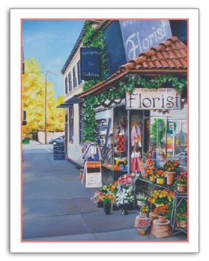 "Fall Florist Shop" Note Card