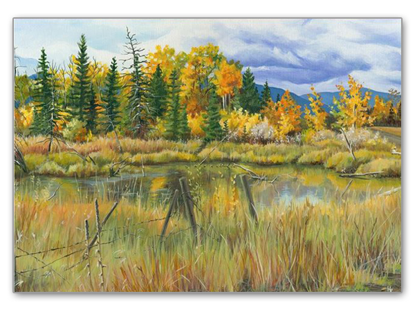 "Storm Over Big Bar" Greeting Card