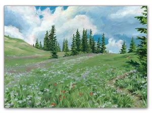 "Alpine Meadow" Greeting Card