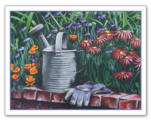 "Watering Can" Note Card