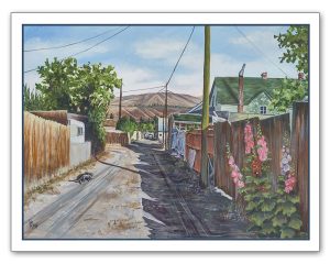"Ashcroft Alley 3" Note Card