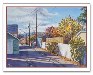 "Ashcroft Alley 4" Note Card
