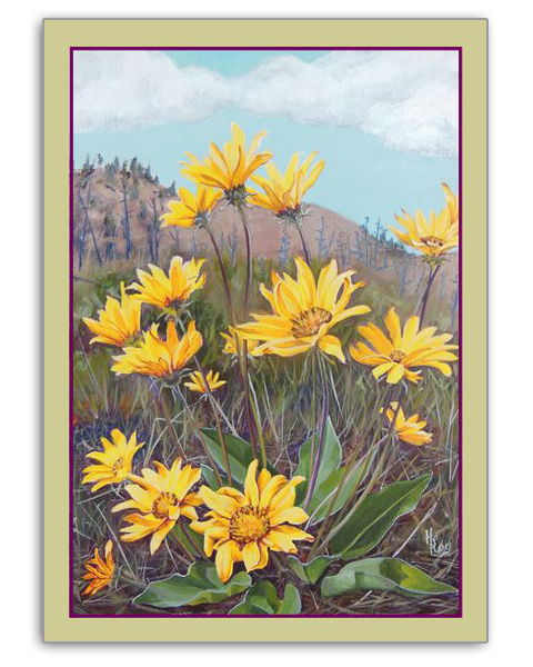 "Blossoms From the Ashes" Greeting Card