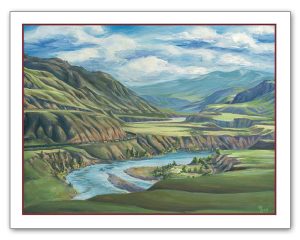 "Thompson River Mesas" Note Card