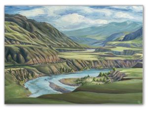 "Thompson River Mesas" Greeting Card