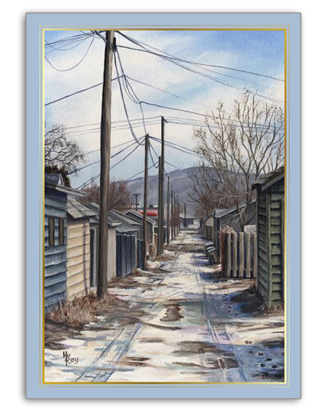 "Kamloops Alley 2" Greeting Card