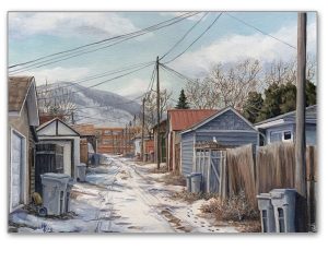 "Kamloops Alley 3" Greeting Card